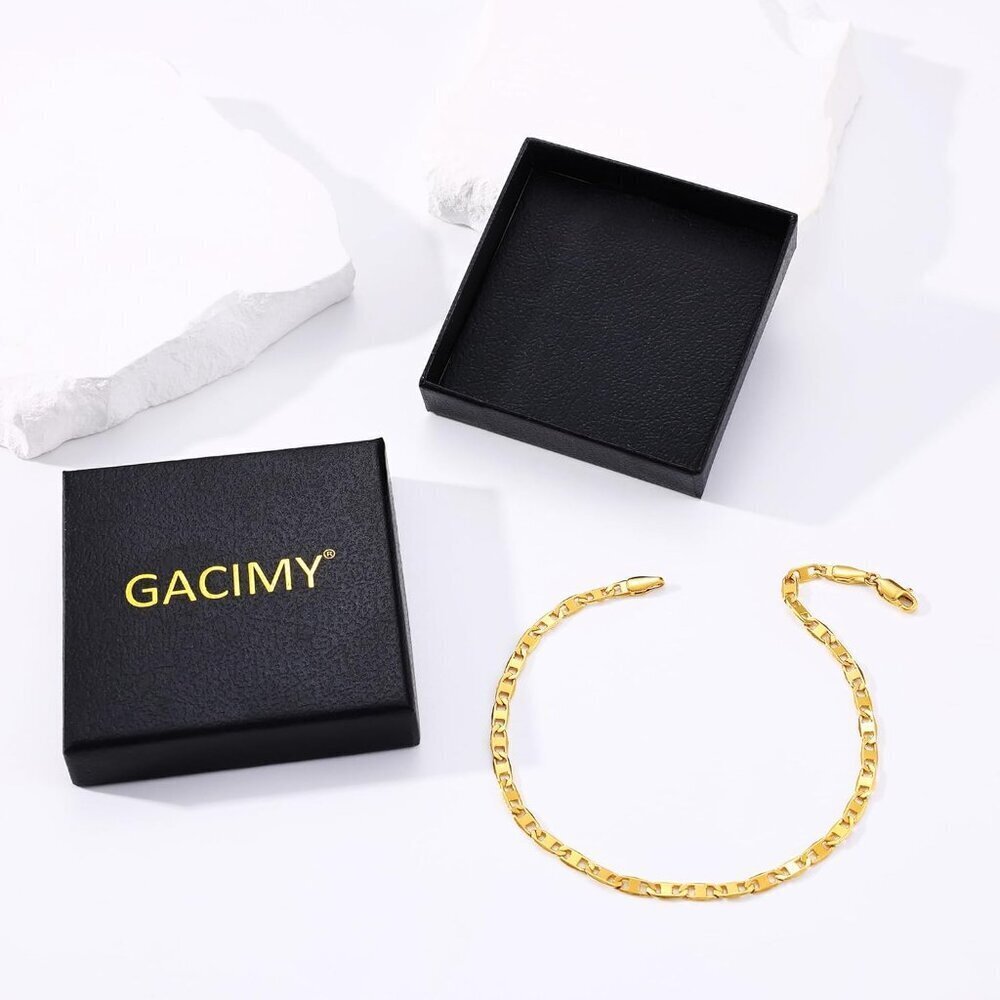 Women’s Gold Plated Copper Anklet 10 Inch Waterproof Dainty Jewelry - Picture 6 of 9